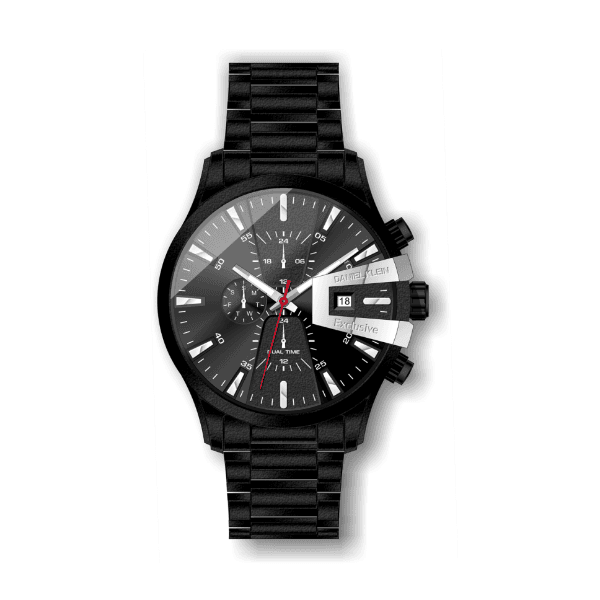 Relógio Analógico Daniel Klein Exclusive Dk.1.12388-6 Preto