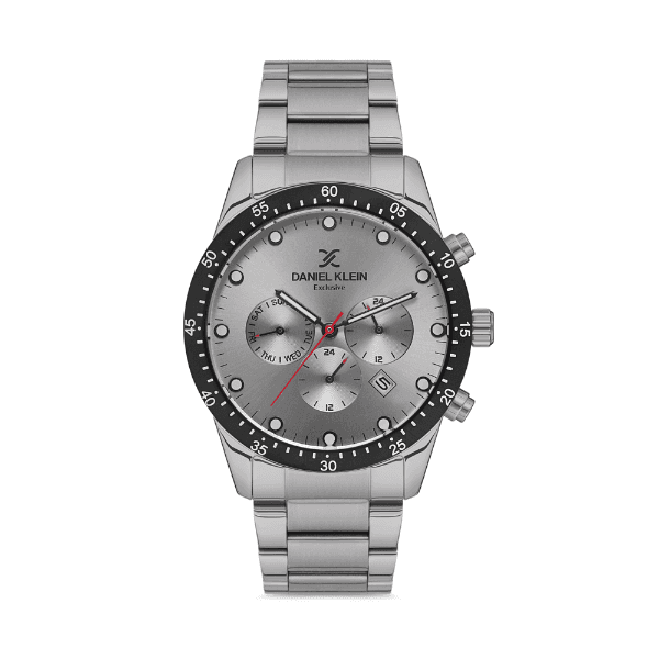 Relógio Analógico Daniel Klein Exclusive Dk.1.12600-5 Cinza