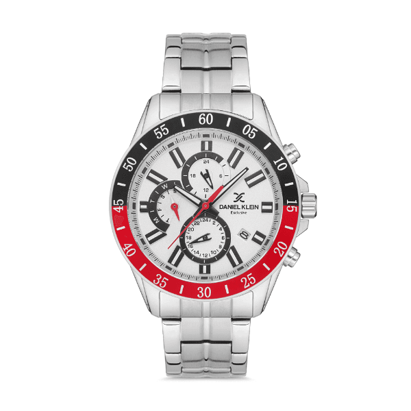 Relógio Analógico Daniel Klein Exclusive Dk.1.12603-1 Prata