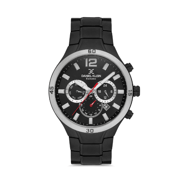 Relógio Analógico Daniel Klein Exclusive Dk.1.12604-5 Preto