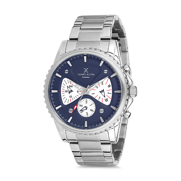 Relógio Analógico Masculino Daniel Klein Exclusive DK12123-3 - Prata