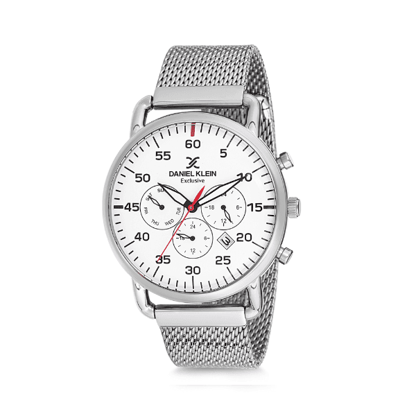 Relógio Analógico Masculino Daniel Klein Exclusive DK12127-1 - Prata