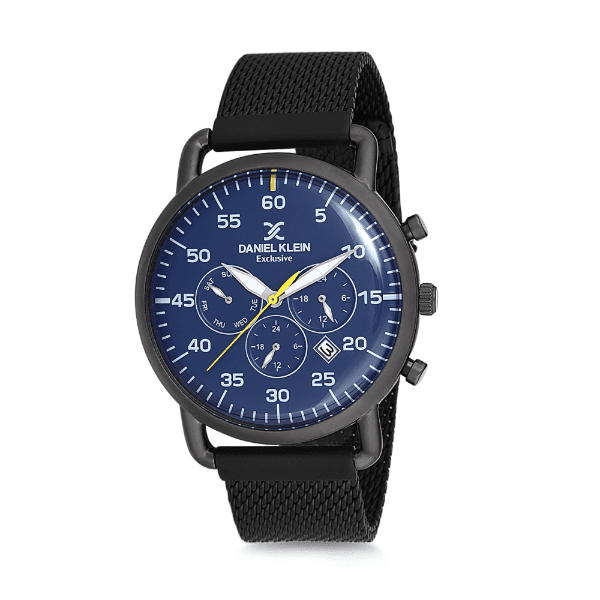 Relógio Analógico Masculino Daniel Klein Exclusive DK12127-5 - Preto e Azul