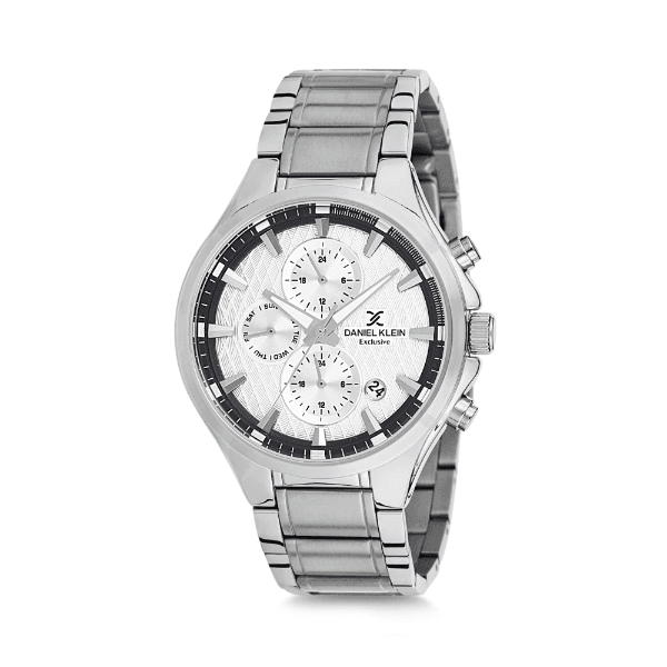 Relógio Analógico Masculino Daniel Klein Exclusive Dk12133-1 Prata