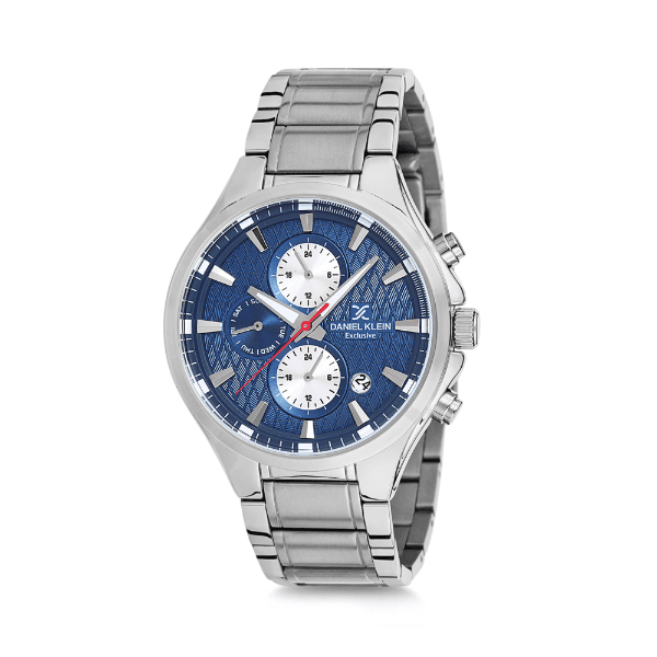 Relógio Analógico Masculino Daniel Klein Exclusive DK12133-2 - Prata