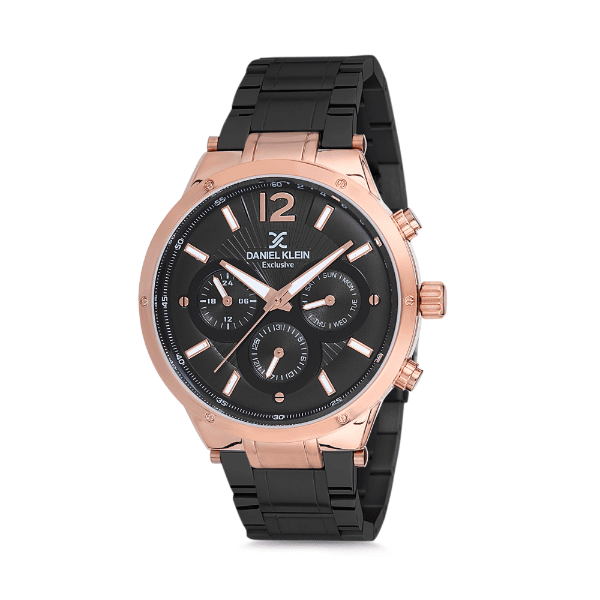 Relógio Analógico Daniel Klein Exclusive Dk12137-6 Prata e Rosa Ouro