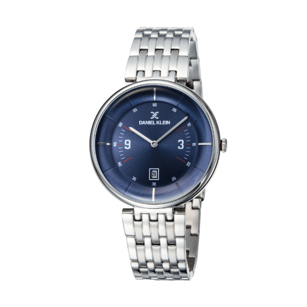 Relógio Analógico Daniel Klein Fiord Dk11964-4 Prata/Azul