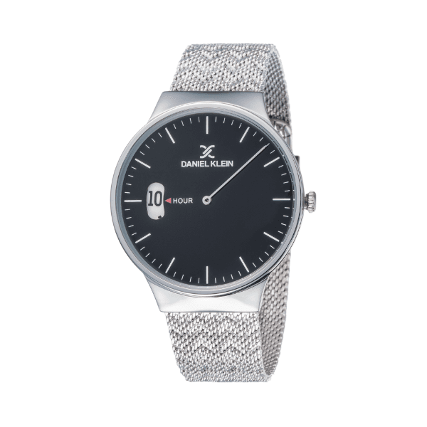 Relógio Analógico Daniel Klein Relojes Fiord Dk11967-2 Prata/Preto