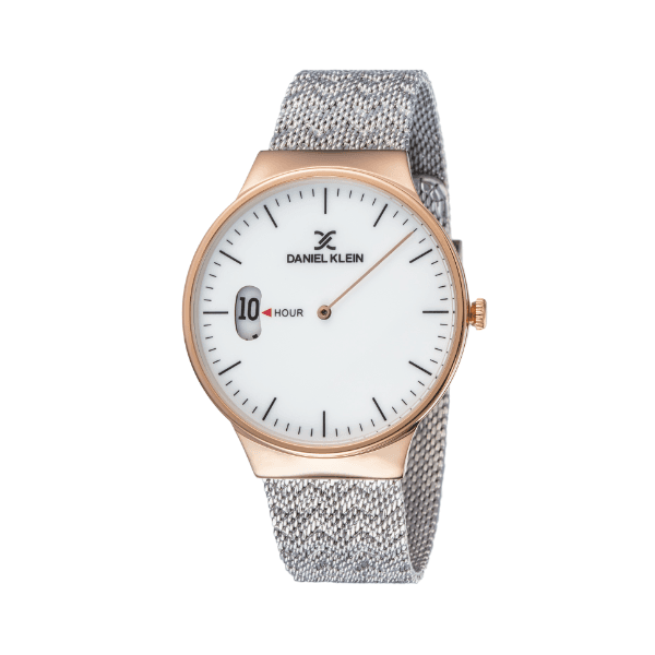 Relógio Analógico Masculino Daniel Klein Fiord Dk11967-4 Prata/Rosa Ouro