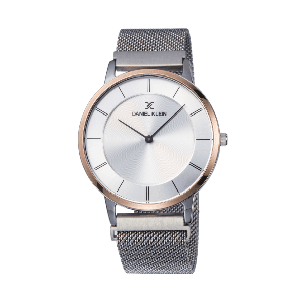 Relógio Analógico Daniel Klein Relojes Fiord Dk12007-6 Prata/Dourado