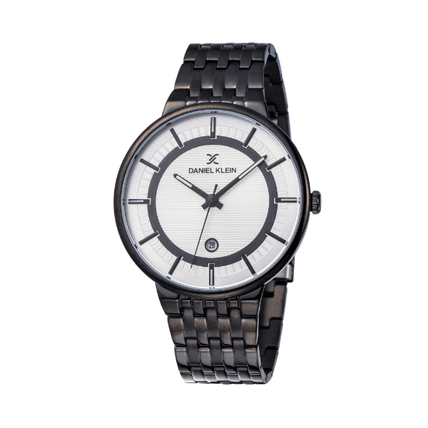 Relógio Analógico Daniel Klein Fiord Dk12010-4 Preto/Branco