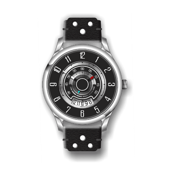 Relógio Analógico Daniel Klein Premium Dk.1.12318-1 Preto e Prata