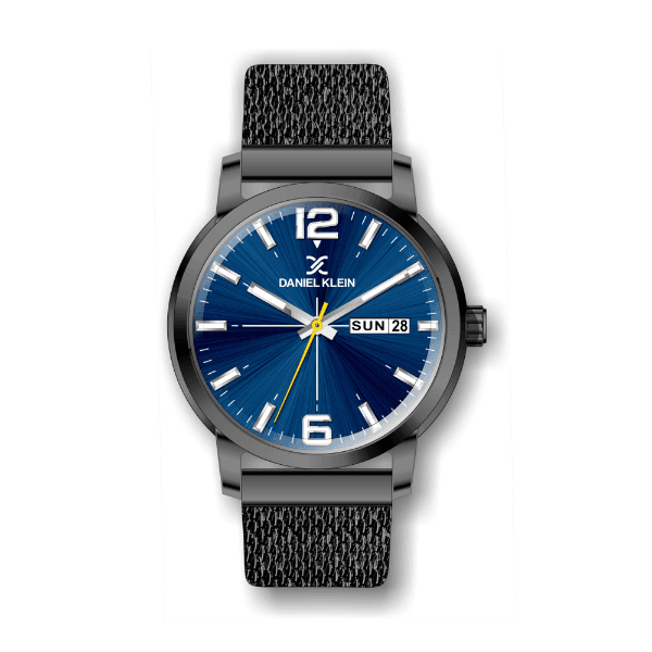 Relógio Analógico Daniel Klein Premium Dk.1.12370-5 Cinza e Azul