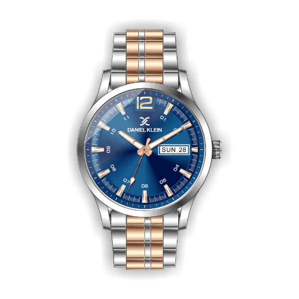 Relógio Analógico Daniel Klein Relojes Premium Dk.1.12420-5 Prata e Rosa Ouro