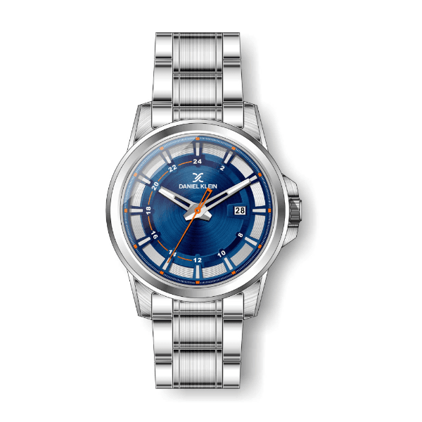 Relógio Analógico Daniel Klein Premium Dk.1.12453-5 Prata