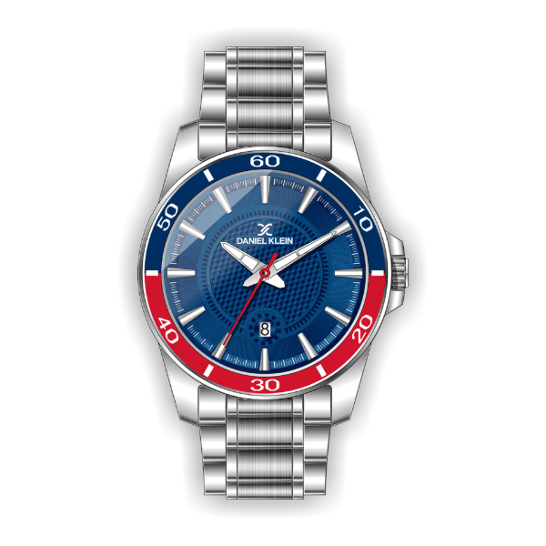 Relógio Analógico Daniel Klein Premium Dk.1.12462-3 Prata