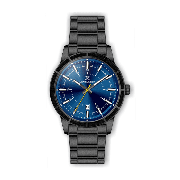Relógio Analógico Masculino Daniel Klein Premium Dk.1.12502-3 Cinza e Azul