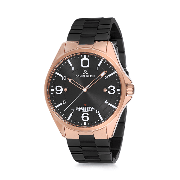 Relógio Analógico Daniel Klein Premium Dk12107-5 Preto e Dourado