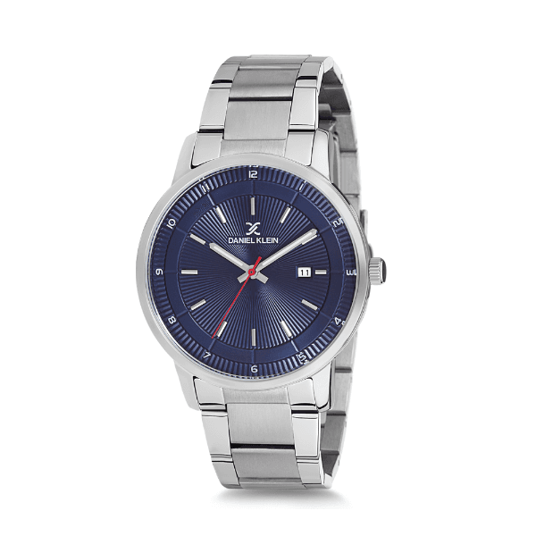 Relógio Analógico Masculino Daniel Klein Premium DK12114-2 - Prata e Azul