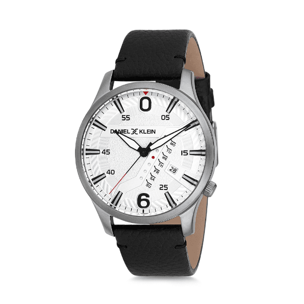 Relógio Analógico Daniel Klein Premium Dk12116-1 Preto e Branco