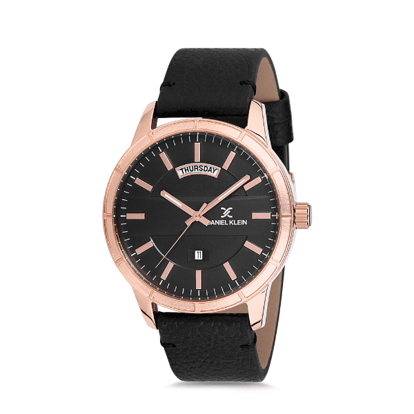 Relógio Analógico Masculino Daniel Klein Premium Dk12122-4 Preto Rosa Ouro