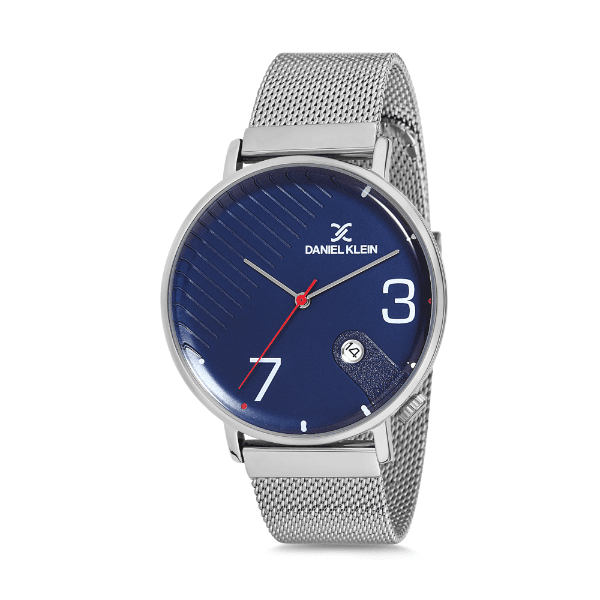Relógio Analógico Masculino Daniel Klein Premium Dk12147-4 Prata e Azul