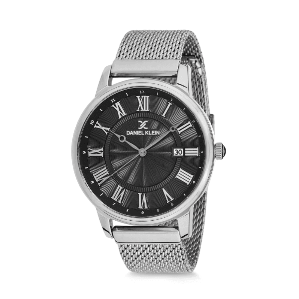 Relógio Analógico Masculino Daniel Klein Premium Dk12168-4 Prata e Preto