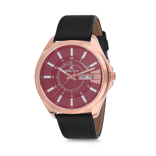 Relógio Analógico Daniel Klein Relojes Premium Dk12172-4 Preto Rosa Ouro