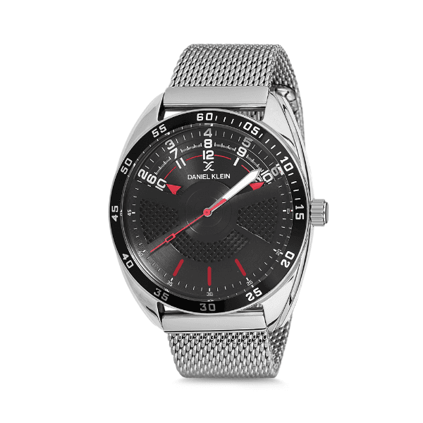 Relógio Analógico Daniel Klein Premium Dk12221-6 Prata e Preto