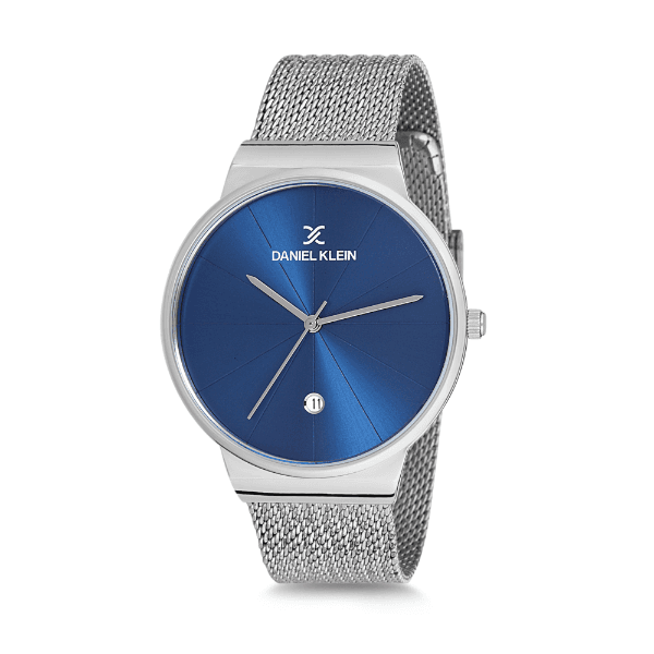 Relógio Analógico Masculino Daniel Klein Premium Dk12223-2 Prata e Azul