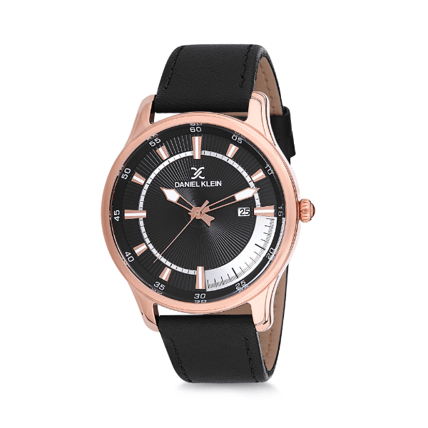 Relógio Analógico Masculino Daniel Klein Premium Dk12232-2 Preto Rosa Ouro