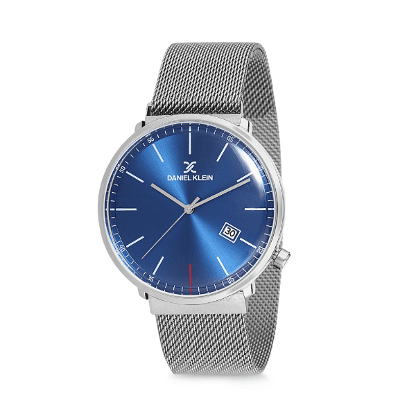 Relógio Analógico Masculino Daniel Klein Premium Dk12243-6 Prata e Azul
