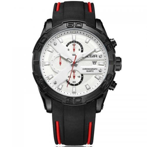 Relógio Analógico Megir Chronograph Mn 2055GS-Bk-7 Branco