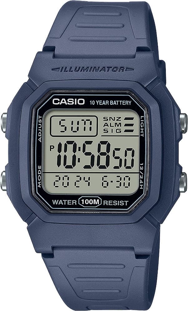 Relógio Casio Digital W-800H-2AVDF Masculino