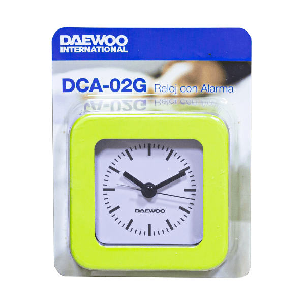 Relógio com Alarme Daewoo International Dca-02G - Verde