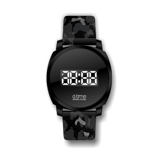 Relógio Digital Daniel Klein D Time Dk.1.12383-4 Preto Camuflado