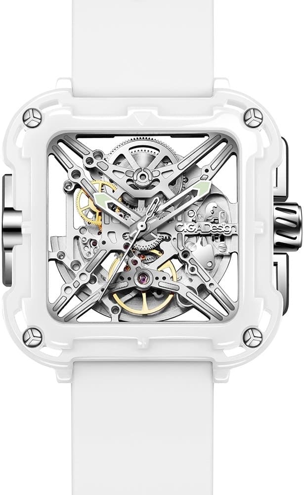 Relógio Feminino Ciga Design X012-Ws02-W5WH Mechanical Watch X Series X Ki Branco