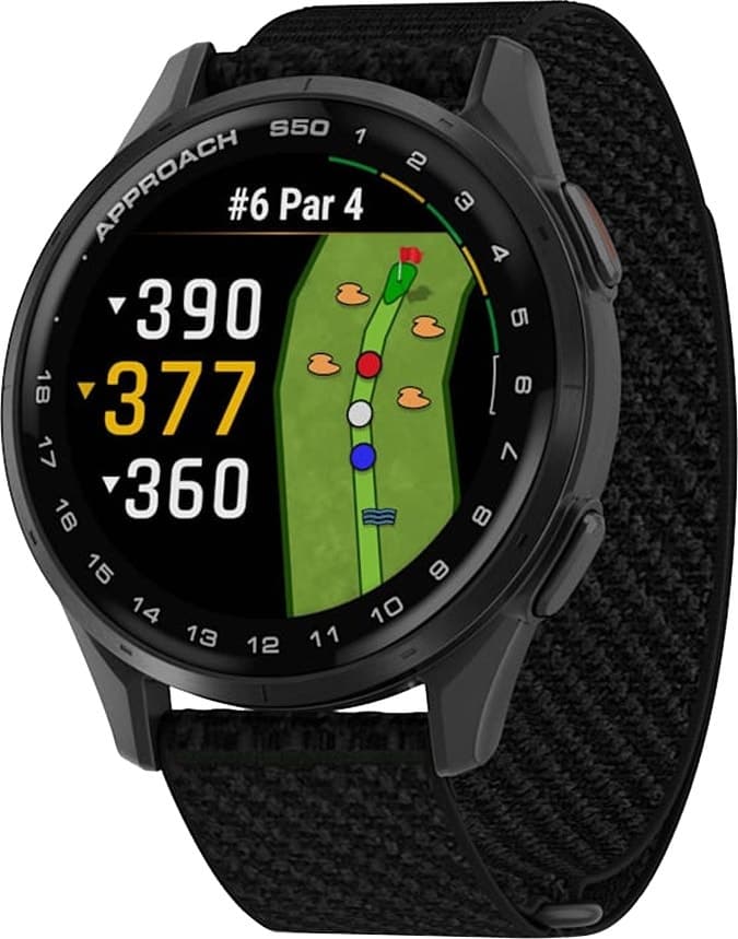 Relógio GPS Garmin Approach S50 Golf 010-03010-00 Preto