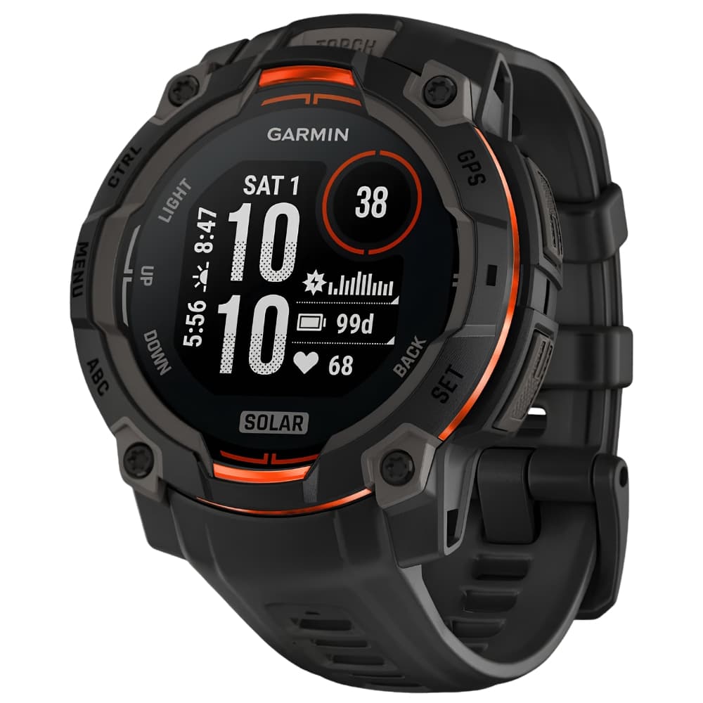 Relógio GPS Garmin Instinct 3 Solar 50MM Preto