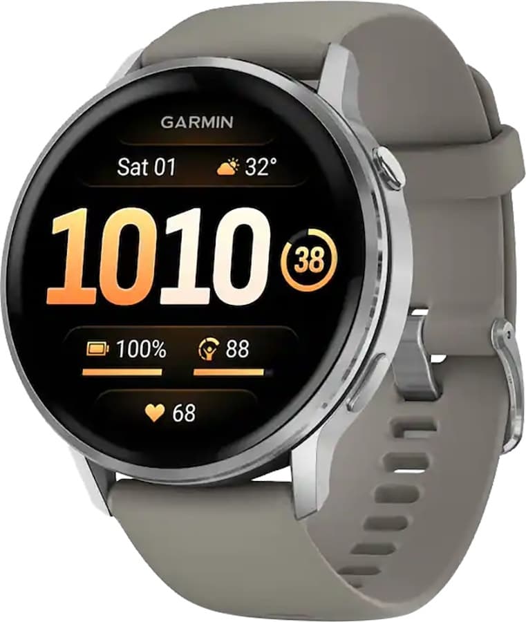 Relógio Smartwatch Garmin Venu 4 45MM Prateado Cinza