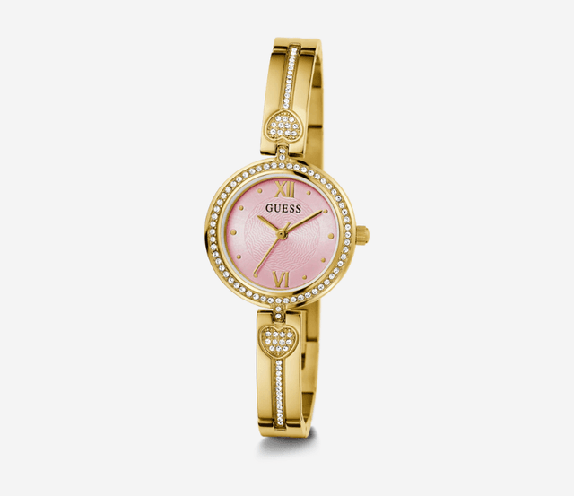Relógio Guess Feminino GW0655L5 Rosa/Dourado