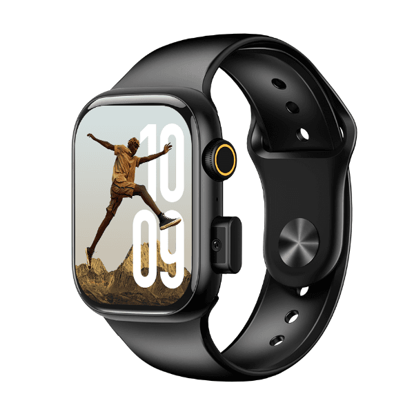 Relógio Inteligente Smartwatch Mywatch+ Preto com Sim Card, Wifi, Bluetooth 5.3, Câmera, Chamada de Vídeo e Áudio 400Mah