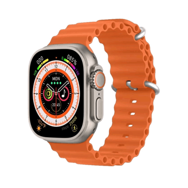 Relógio Inteligente Smartwatch Mannatech Ultra 8 Mini com Bluetooth Laranja
