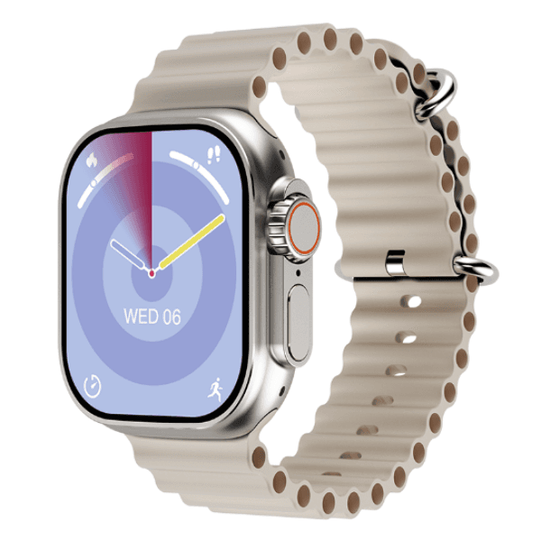 Relógio Inteligente Smartwatch Microwear Ultra Ai 3 49MM 5G Sim Card Wifi Bluetooth Chat Gpt Play Store Câmera 2MP Chamada de Vídeo Áudio Tiktok Whatsapp 4 Pulseiras Android 8.1 Ip68 Cinza