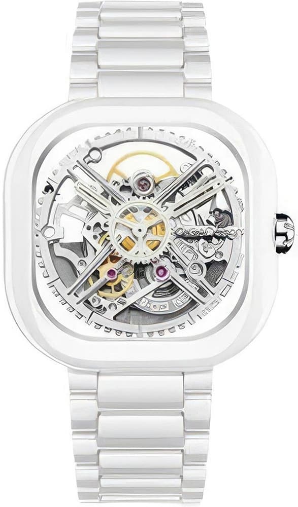 Relógio Masculino Ciga Design C012-Wg01-W7W Mechanical Watch Y Series Eastern Jade Branco