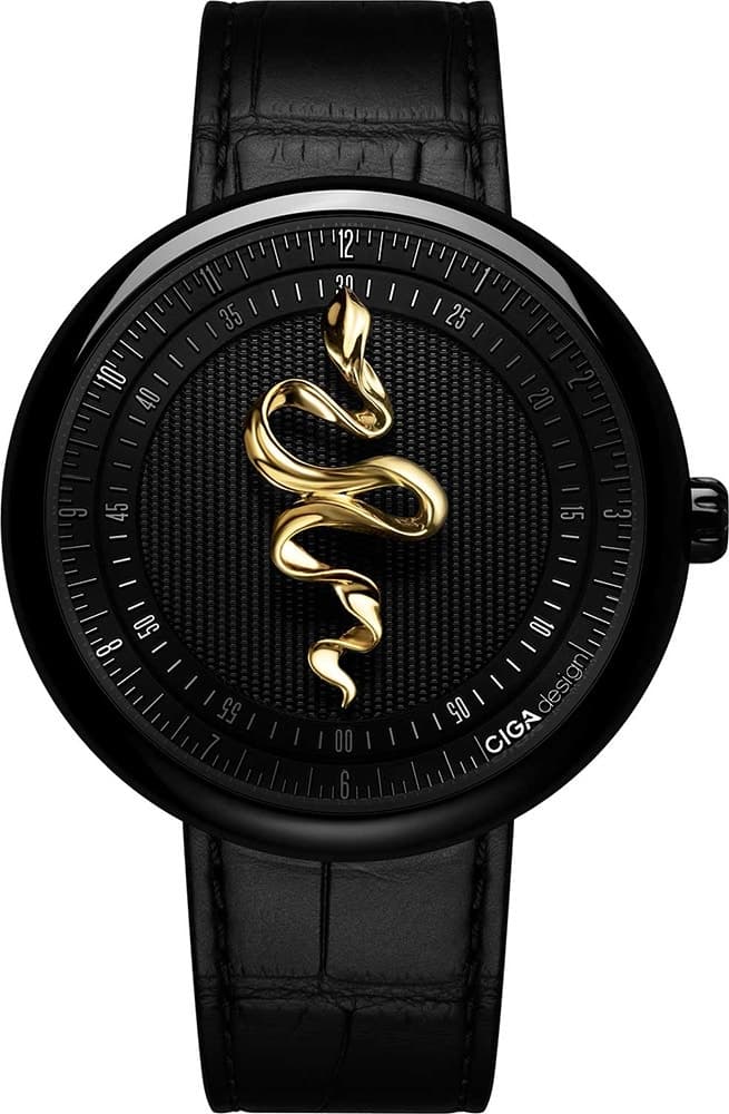 Relógio Masculino Ciga Design Legend of Serpent 18K Gold