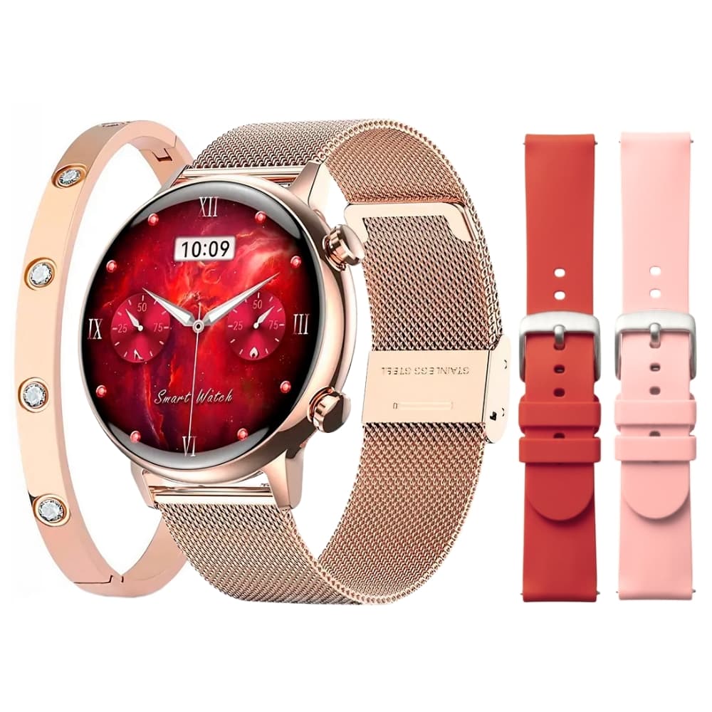 Relógio Smart G-Tide Romance Dourado