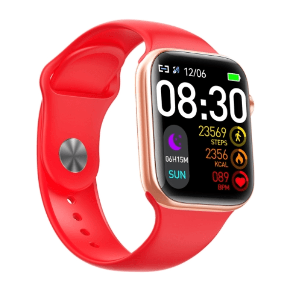 Relógio Smartwatch T900 Pro Max S 45MM com Bluetooth Vermelho