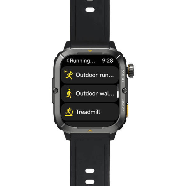 Relógio Smartwatch Agm Mobile Legion 3 1.95" Bluetooth Ip68 Preto
