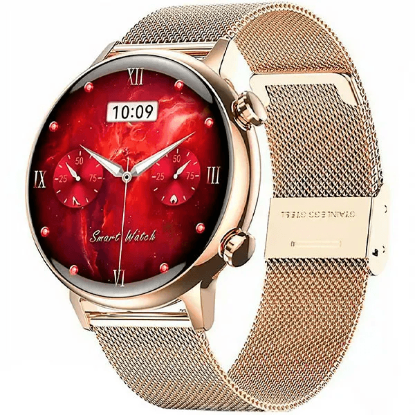 Relógio Smartwatch G-Tide Romance Lady Time SWA006A com Bluetooth Dourado